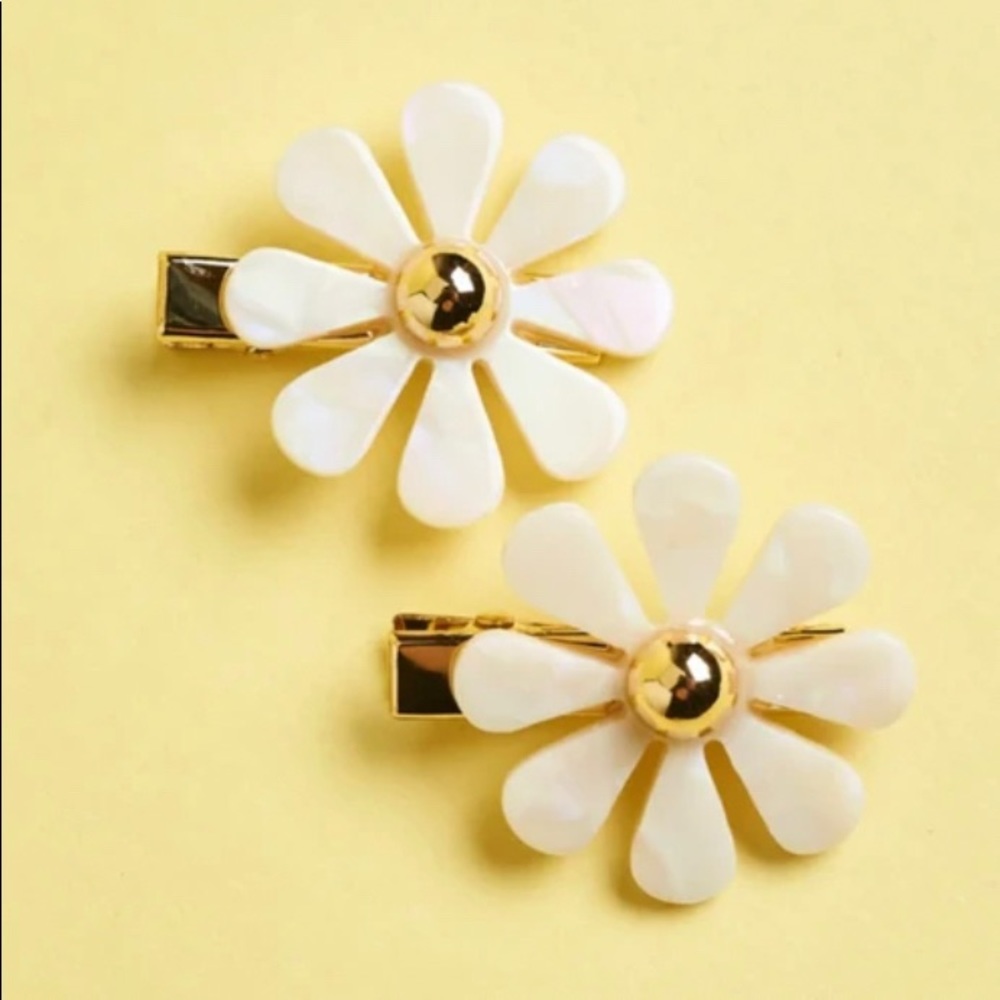 EACH JEWELS Flower barrette clips